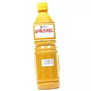 미담푸드 머스타드 소스 0.9L 업소용 핫도그 샌드위치 대용량
