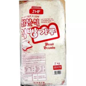 정희식품 일식용 굵은 빵가루 2kg 2개 업소용 튀김 돈까스