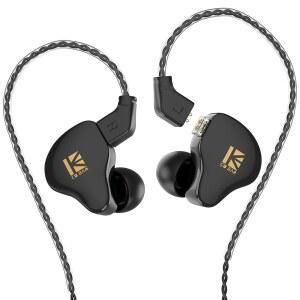 KBEAR KS1 이어 모니터 슈퍼 베이스 유선 이어버드, 크리스탈 클리어 사운드 IEM 헤드폰, 고해상도 노이즈 캔슬링 가수 뮤지션 오디포노스 오리큘라레스용 헤드폰