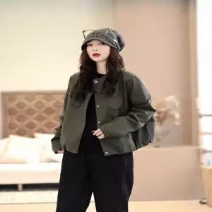 루타꽁몰 여성 블레이저 재킷 싱글 코트 차이나 가죽 HO1
