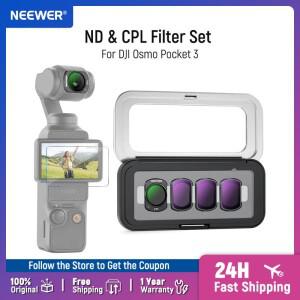 NEEWER ND & CPL 필터 세트 ND16 + ND64 + ND256 + 원형 편광 액션 카메라 렌즈 필터 액세서리 DJI 오스모