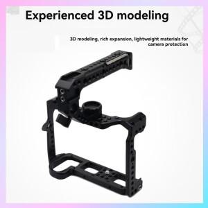파나소닉 S1 S1H S1R 카메라 안정기 보호 프레임 퀵 릴리스 플레이트 카메라 케이지 용 AB25-카메라 케이지