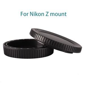 Nikon Z 마운트 렌즈 후면 캡/카메라 바디 캡/캡 세트 플라스틱 검정색 렌즈 캡 커버 세트 Z5 Z6 Z7 Z9 Z50