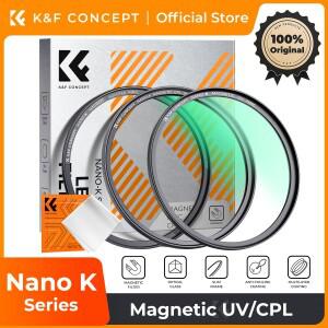 K&F CONCEPT K 시리즈 마그네틱 MCUV/CPL 렌즈 보호 필터 18중 코팅 울트라 슬림 UV CPL 렌즈 필터 클리닝