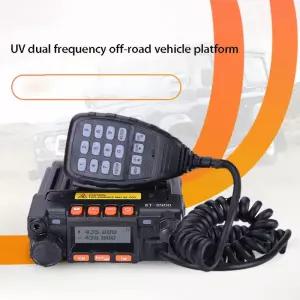 미니 자동차 용 KY-8900 워키 토키 듀얼 세그먼트 라디오 방송국 UV 주파수 오프로드 차량 인터콤