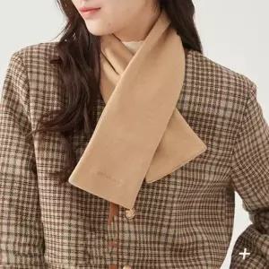 벨벳 정장 목도리 머플러 심플 짧은 방한 겨울 스카프
