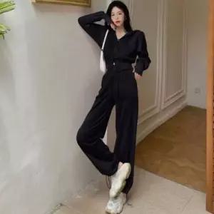 [텐바이텐][홍은]여성 투웨이 숏기장 후드집업 조거팬츠 세트 3색 데일리