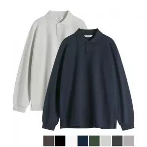 브렌슨 BRENSON 릴렉스드 더블코튼 카라 긴팔티 ( 8Color ) BR573 785365