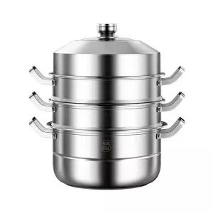 4단 찜솥 316 찜기 찜 인덕션 스텐 대형 40cm 냄비 두꺼운