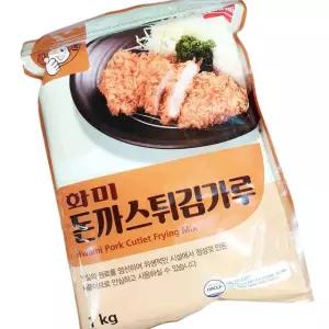 화미 돈까스 튀김가루 1kg 15개 업소용 식재료