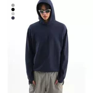 브렌슨 BRENSON [COOL] 슬릭 핑거홀 후드 롱슬리브 ( 4Color ) BR819 785262