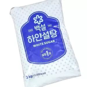 백설 백설탕 3K 6개 업소용 대용량 요리용 제과