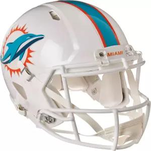 NFL 마이애미 돌핀스 정통 풀 사이즈 스피드 스타일 리델 헬멧 팀 컬러 원
