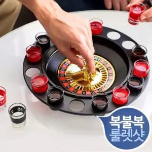 카지노 룰렛샷 16잔 술자리 복불복게임 룰렛 먹기내기 먹기 파티용품