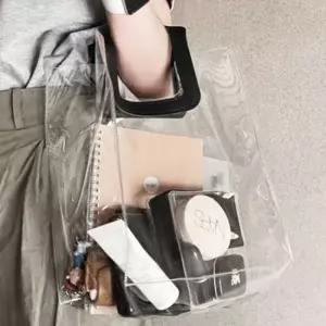 비치가방 pvc 수영장 휴가지 투명 토트백 가방