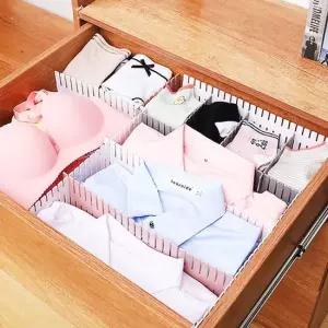 서랍정리 파티션 5cm 4p 서랍정리 플라스틱 파티션 서랍정리 칸막이 수납정리 플라스틱