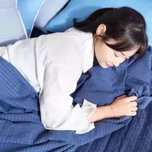 시어서커 여름 냉장고 이불 얇은 여름 홑이불 침대 겹이불