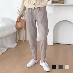 [라일리여성의류] Rly 슬랙스 모직 데일리팬츠 배기 와이드팬츠 일자바
