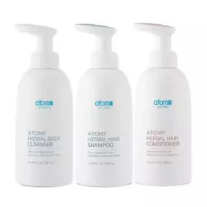 애터미 한방 3종 세트 샴푸 500ml + 컨디셔너 500ml + 바디클렌저 500ml