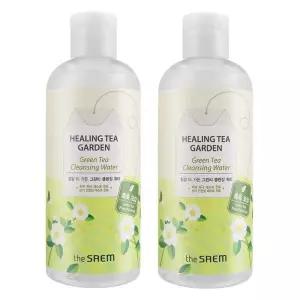 더샘 힐링 티 가든 그린티 클렌징 워터 300ml 2개 .