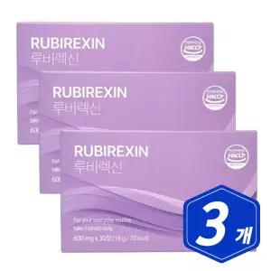 루비렉신 프리미엄 솔루션 30정 x 3개 늙은호박 치커리 메리로트 아로니아 소나무껍질