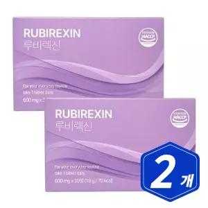 루비렉신 프리미엄 솔루션 30정 x 2개 늙은호박 치커리 메리로트 아로니아 소나무껍질