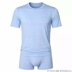 [롯데백화점]비비안 (2컬러택1) 아쿠아쿨 가볍고 쾌적한 남성 반팔런닝 드로즈세트 PT1691T PT1691P