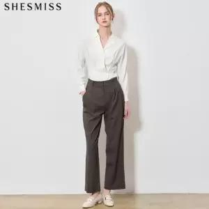 [쉬즈미스][쉬즈미스(SHESMISS)] 턱 포인트 루즈핏 밴딩 팬츠 (택가격 178000원)