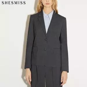 [쉬즈미스][쉬즈미스(SHESMISS)] 품격있는 투버튼 크롭 재킷 (택가격 328000원)