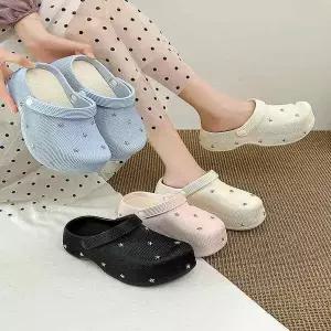 통기 여성 사계절 통굽 푹신 데일리 슬립온 키높이 스폰지샌들 130746
