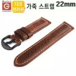 빈티지 끈 스트랩 손목시계 YLZ1DBR-22mm 다크브라운