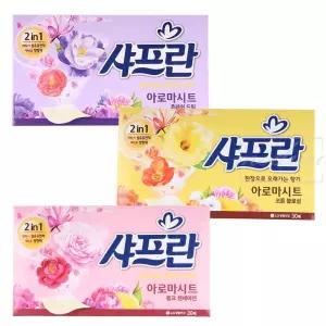 샤프란 아로마시트 티슈형 섬유유연제 향선택1P
