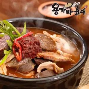 용가마순대 웰참 얼큰 특 순대국 700g x 4팩