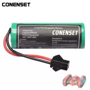 RC 장난감에 대 한 3.7V 2000mAh 18500 교체 배터리 S900 FT008 SM-2P 커넥터와 원격 제어 헬리콥터 자동차 탱크 총 트럭