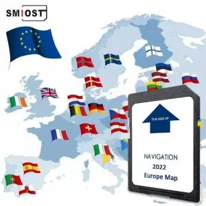 SMIOST 내비게이션 2022 유럽 지도 GPS 소프트웨어 Sat NAV SD 카드 (이베코 스트랄리스 하이웨이 차량용)