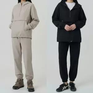 [라일리여성의류] Rly 아노락 조거팬츠 세트 나일론 바스락 트렌디
