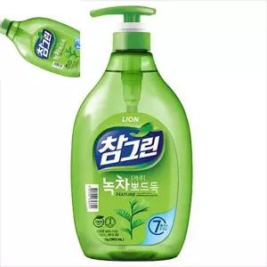차챠 참그린 녹차뽀드득 965ml 1개 주방용세제 그릇세제