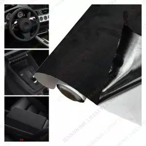 자기 접착 스웨이드 패브릭 스판덱스 가죽 DIY 장식을위한 훌륭한 벨벳 천 인테리어 개조 자동차 트럭 수리