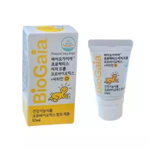 바이오가이아 프로텍티스 이지 드롭 프로바이오틱스 + 비타민D 10ml 1개 [2개월분]