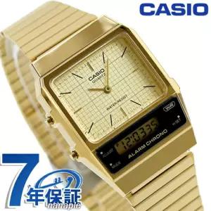 카시오 AQ-800EG-9A 남녀공용 아날로그 디지털 손목시계 골드 해외모델