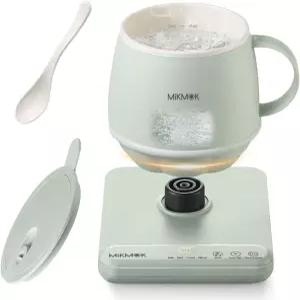 테이블 끓는 물 머그잔 음료 워머 45-100°C 온도 조절 13.5온스 300W 패스트 커피 히팅 컵 4시간 보온