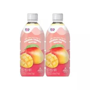 (힘찬)베스킨라빈스 망고탱고 워터 500ml 20개베라음료 과일쥬스 요거트 요수 주스 과즙 과즙수 팩음료 쥬