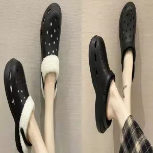 겨울 외출 샌들 통굽 사무실 실내화 클래식 털신 신발화 퍼슬리 슬리퍼 슬리 여성슬리 남성슬리 거실화 층