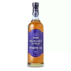 메가커피 쥬피터 헤이즐넛시럽 740ml 1박스 6개