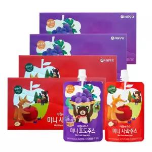 [롯데백화점]서울우유 [서울우유] 아침에주스 미니 사과주스 포도주스 100ml 20팩