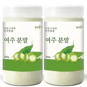 [동의한재] 100% 국산 여주 분말 가루 300g x 2개