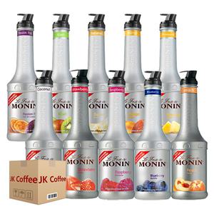 모닌 퓨레 1L (1박스/4개) 딸기/스트로베리/망고/피치/코코넛/블루베리/파인애플/키위/라즈베리/바나나/패