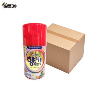 옳은유통 향기속으로 자동분사기 리필캔 1박스 20개입 아카시아향/ 학교 업소 회사 화장실 냄새 탈취제