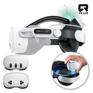 VR연구소 메타퀘스트3/3S E3PRO 엘리트 배터리 스트랩 메타공식인증 스트랩 오큘러스 악세사리 BOBOVR