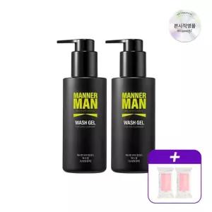 질경이 남성청결제 매너맨 워시 젤 150ml 2개+페미닌 티슈 10매입x2개